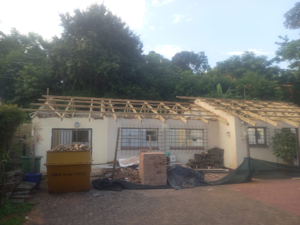 Storm damage repair in Hilton